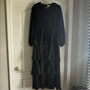 Dainty Jewells Classic Black Long Sleeve Dress